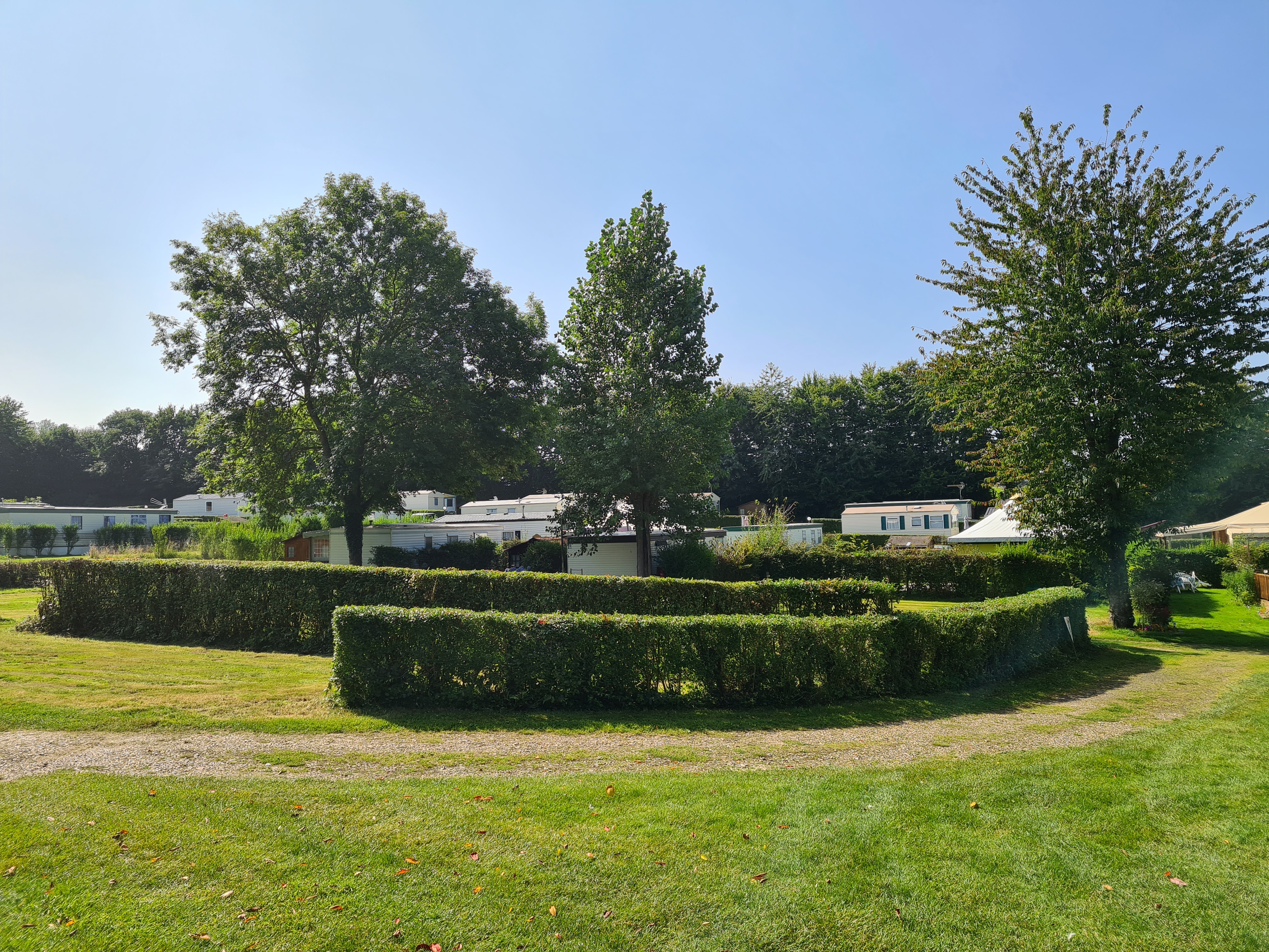 Les emplacements du camping de l’Orival